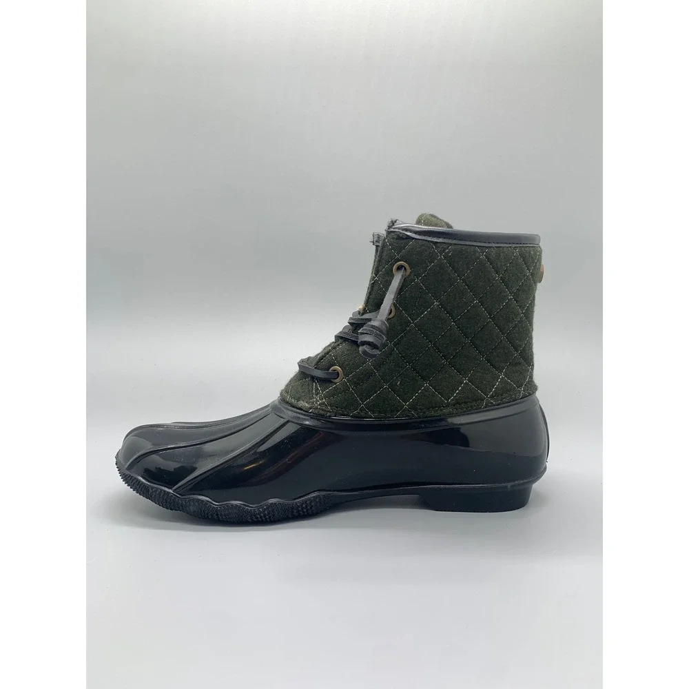 Seven7 green quilted